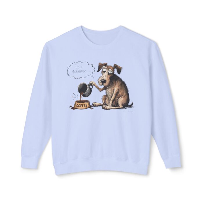 Mornings! Unisex Lightweight Crewneck Sweatshirt - Image 29