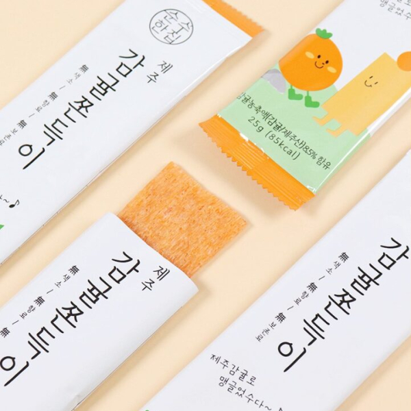 순수한집 Jeju Tangerine Jjondegi(쫀득이) 25g*15pack