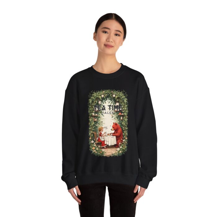 Tea time tales Unisex Heavy Blend™ Crewneck Sweatshirt - Image 12