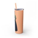 GRACE HERITAGE Skinny Tumbler with Straw, 20oz
