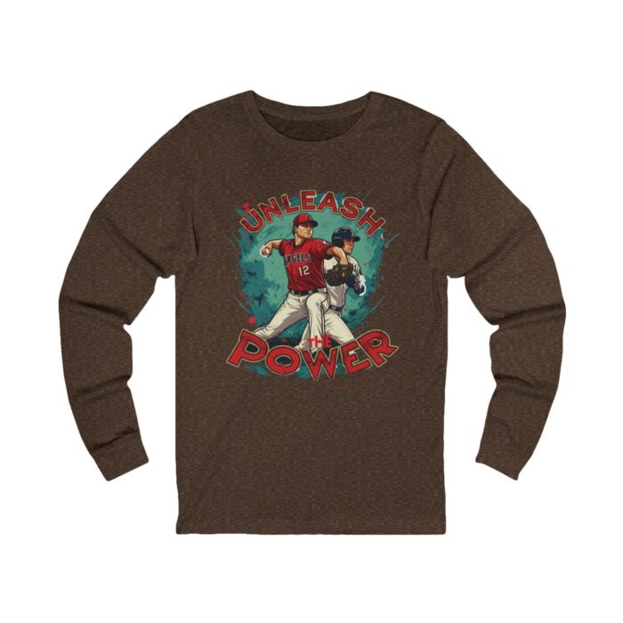 Unleash the power Unisex Jersey Long Sleeve Tee - Image 3