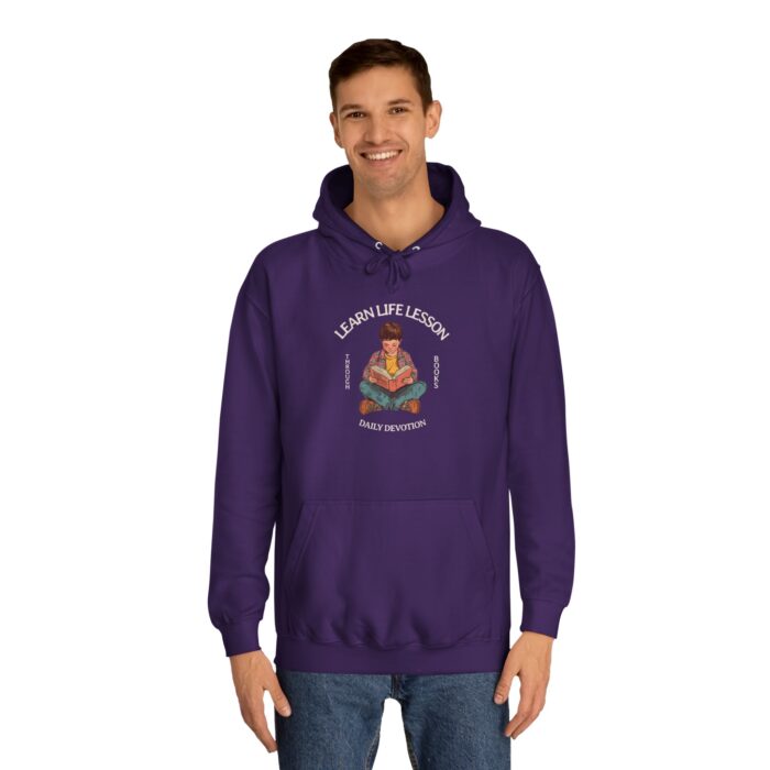 Through books Unisex College Hoodie - Image 31