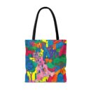 The hillside village in Korea Tote Bag (AOP)