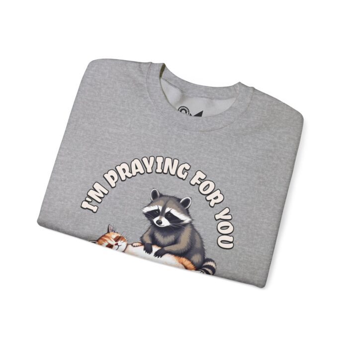 I'm praying for yo Unisex Heavy Blend™ Crewneck Sweatshirt - Image 11