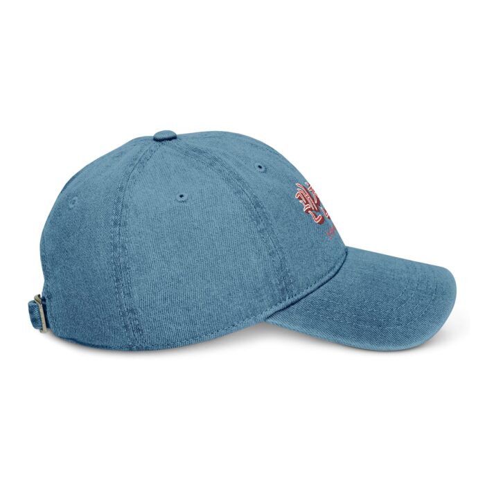It's Okay Embroidered Denim Hat - '괜찮아' Adjustable Cap for Casual Style - Image 11