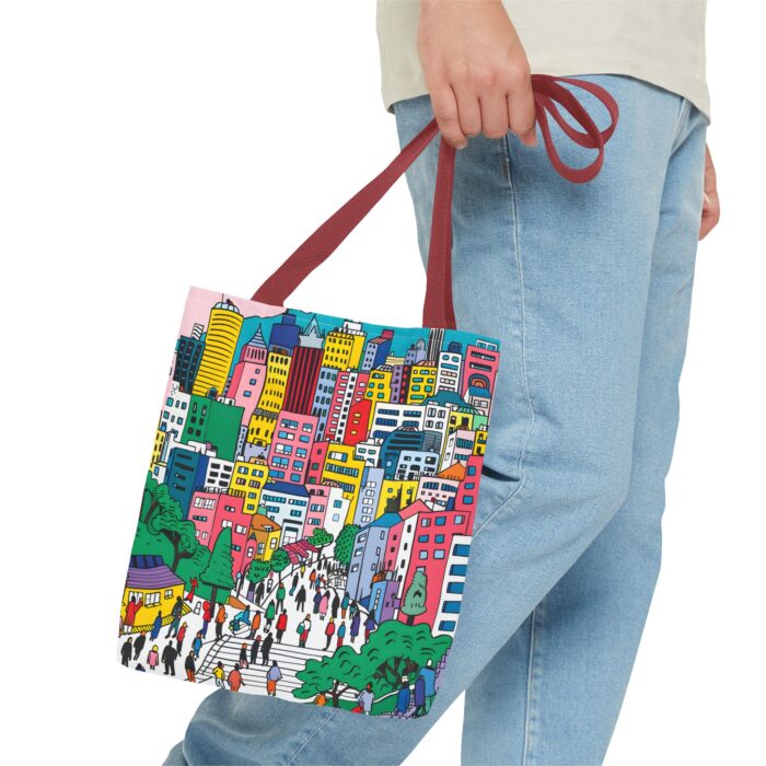 Seoul's hill neighborhoods Tote Bag (AOP) - Image 15
