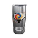 Korean traditional fan Ringneck Tumbler, 20oz