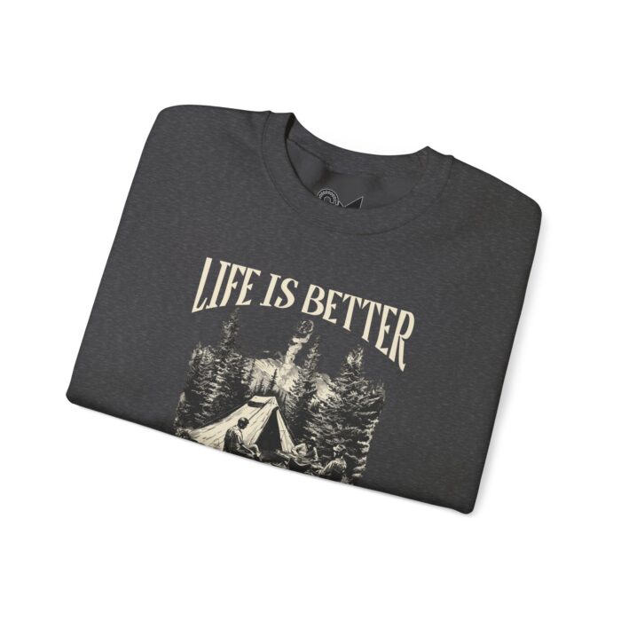 Life is better Unisex Heavy Blend™ Crewneck Sweatshirt - Image 23