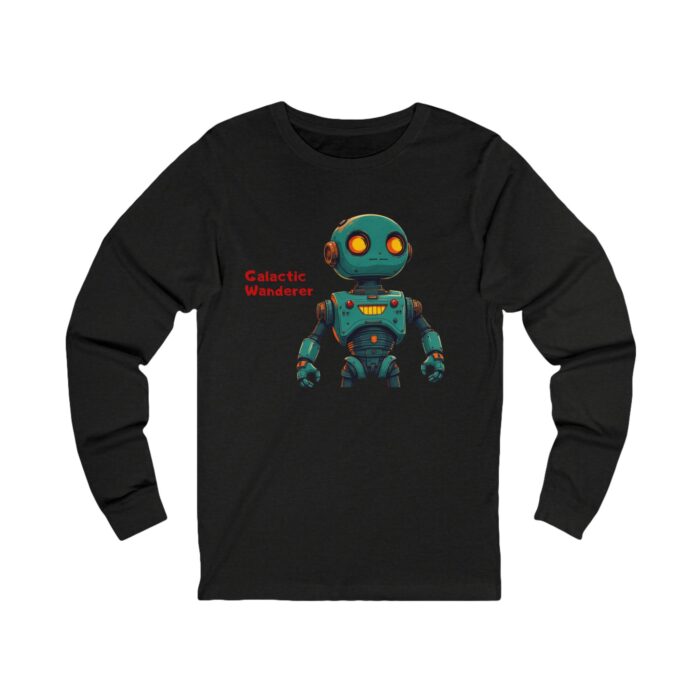 Galactic wanderer Unisex Jersey Long Sleeve Tee - Image 3