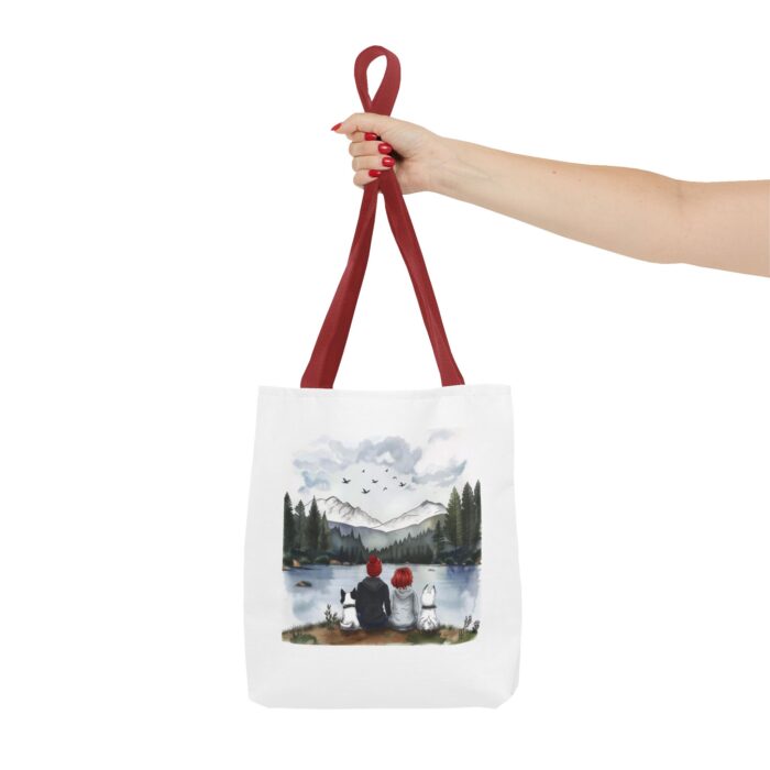 Two dogs, you and me Tote Bag (AOP) - Image 8