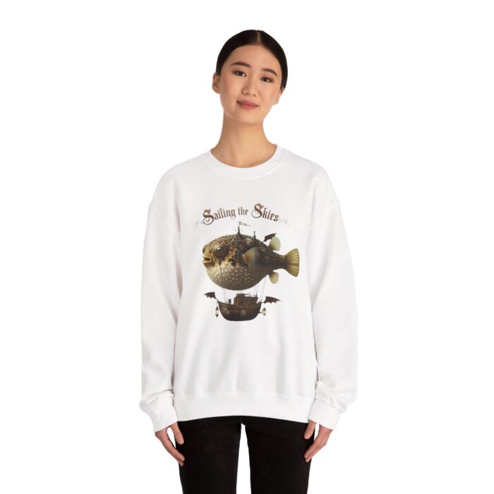 Sailing the skies Unisex Heavy Blend™ Crewneck Sweatshirt - Image 4