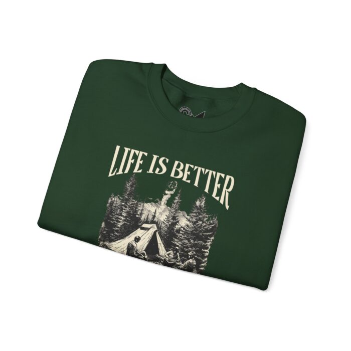 Life is better Unisex Heavy Blend™ Crewneck Sweatshirt - Image 15