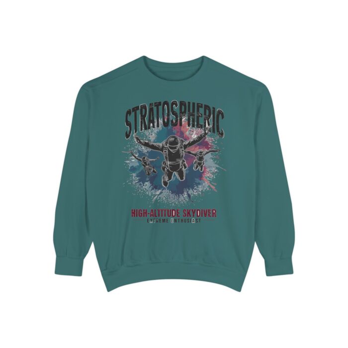 Sky Diver Unisex Garment-Dyed Sweatshirt - Image 13
