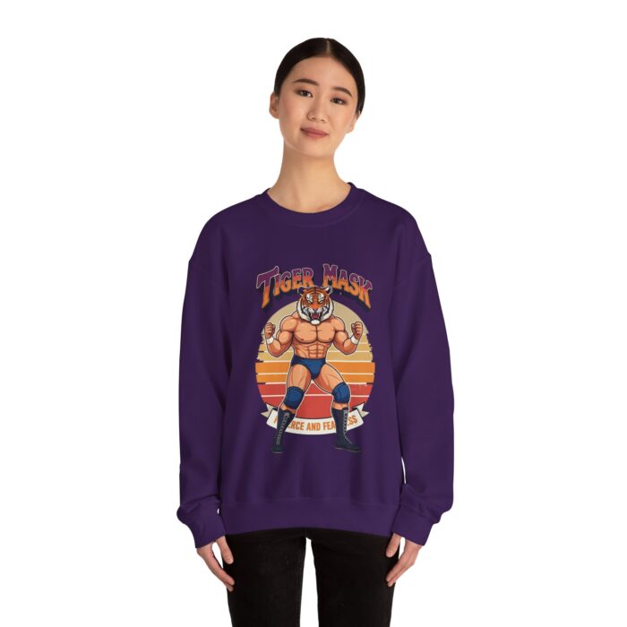 Tiger Mask Unisex Heavy Blend™ Crewneck Sweatshirt - Image 32