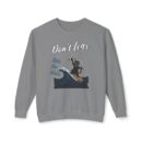 Ride with wave Unisex Lightweight Crewneck Sweatshirt