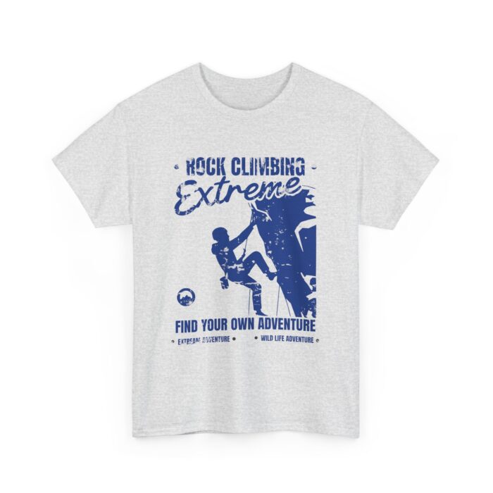 Extreme Rock Climbing Adventure Tee - Unisex Heavy Cotton Shirt - Image 7