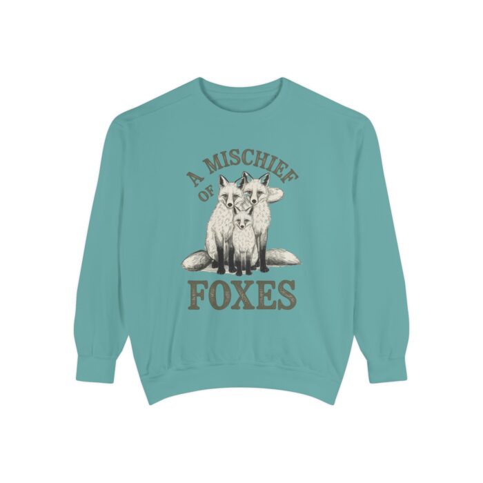 A mischief of Foxes Unisex Garment-Dyed Sweatshirt - Image 25
