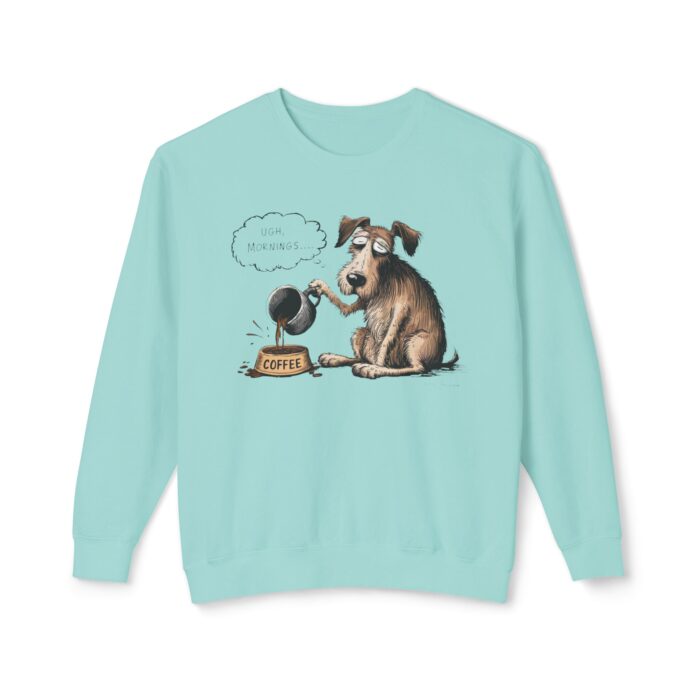 Mornings! Unisex Lightweight Crewneck Sweatshirt - Image 25