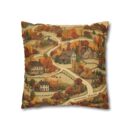 Map of Memories Spun Polyester Square Pillowcase