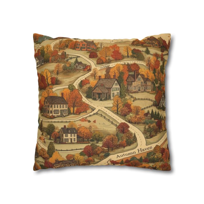 Map of Memories Spun Polyester Square Pillowcase - Image 7