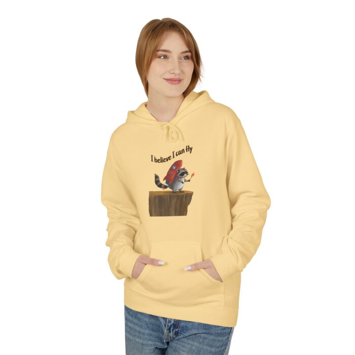 I believe I can fly Unisex Midweight Softstyle Fleece Hoodie - Image 7