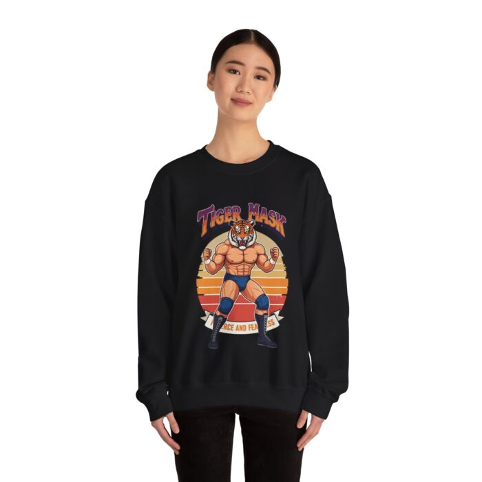 Tiger Mask Unisex Heavy Blend™ Crewneck Sweatshirt - Image 8