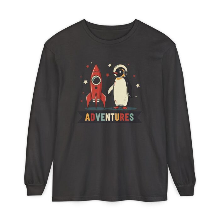 Adventures Unisex Garment-dyed Long Sleeve T-Shirt - Image 25