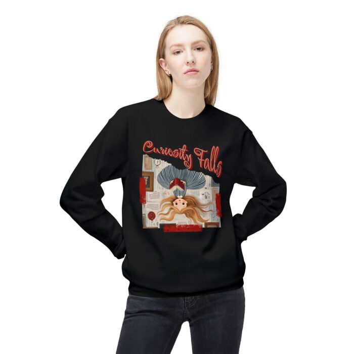 Curiosity falls Unisex Midweight Softstyle Fleece Crewneck Sweatshirt - Image 3