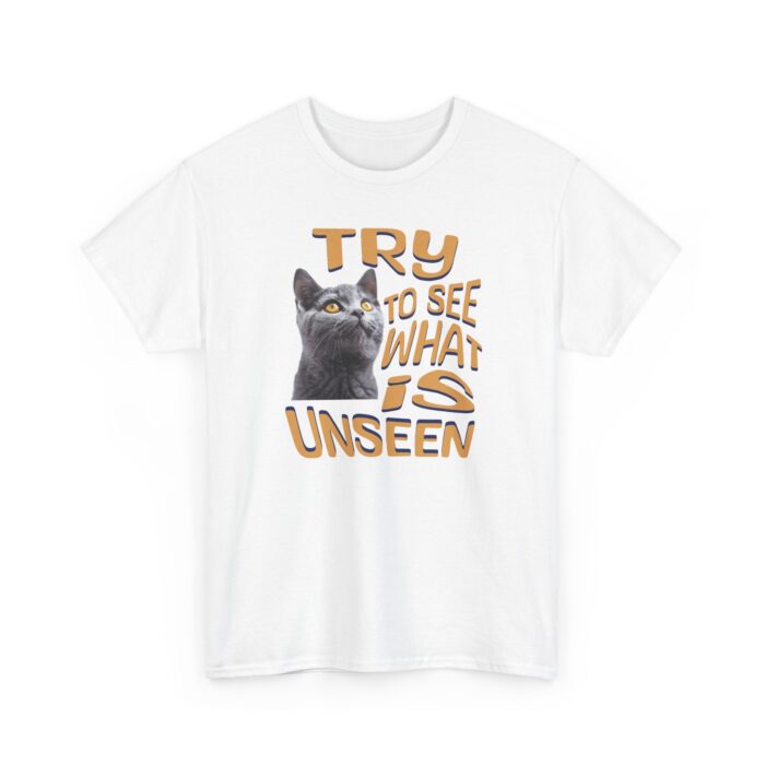 See what is unseen Unisex Heavy Cotton Tee - Image 3