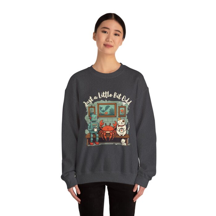 Just a little bit odd Unisex Heavy Blend™ Crewneck Sweatshirt - Image 24