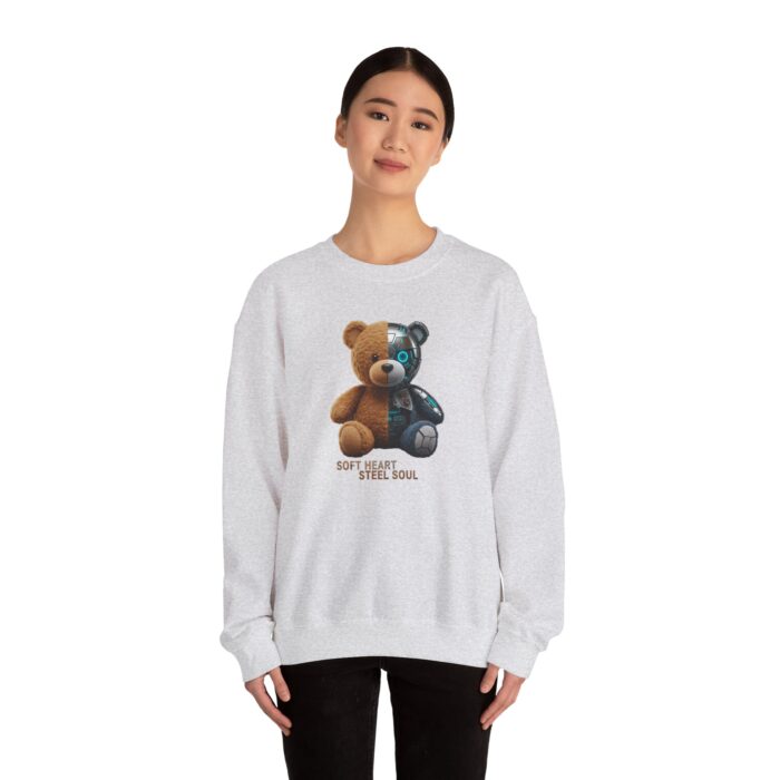 SOFT HEART, STEEL SOUL Unisex Heavy Blend™ Crewneck Sweatshirt - Image 8
