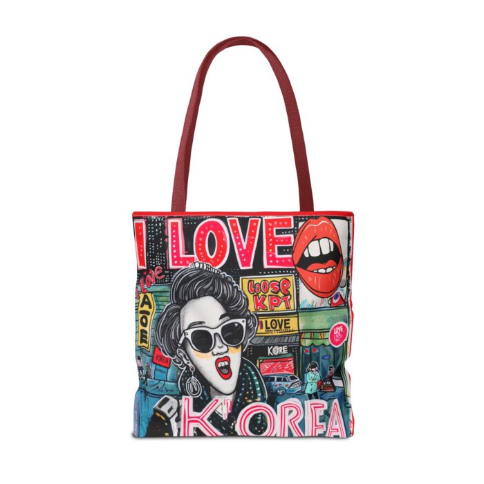 I love Korea Tote Bag (AOP) - Image 22