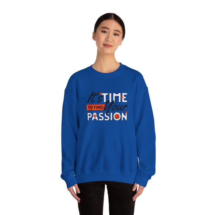 It's time find your passion Unisex Heavy Blend™ Crewneck Sweatshirt - Image 20