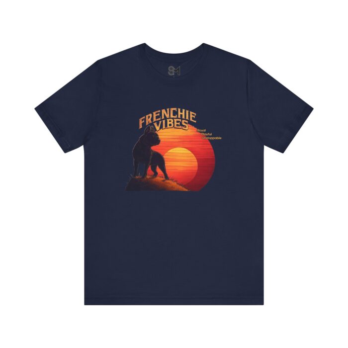 FRENCHIE VIBES Unisex Jersey Short Sleeve Tee - Image 25