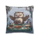 Winter Woodland Feast Spun Polyester Square Pillowcase