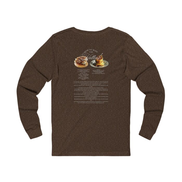 How to make hotteok Unisex Jersey Long Sleeve Tee - Image 4