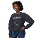 Ride with wave Unisex Lightweight Crewneck Sweatshirt