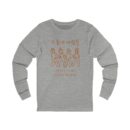 Unisex Long Sleeve Tee - Korean Art Design with Dance Figures