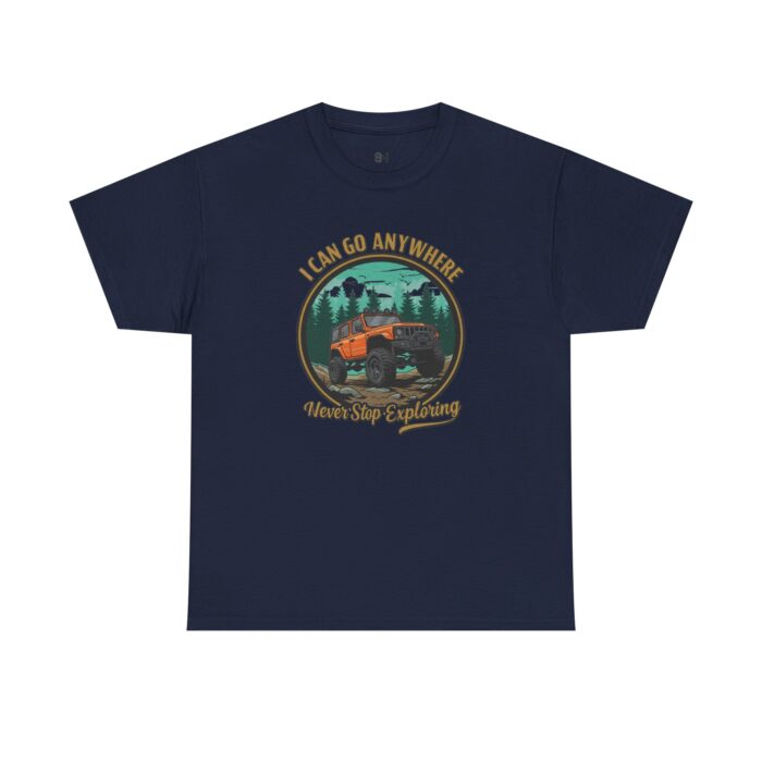 I can go anywhere Unisex Heavy Cotton Tee - Image 37
