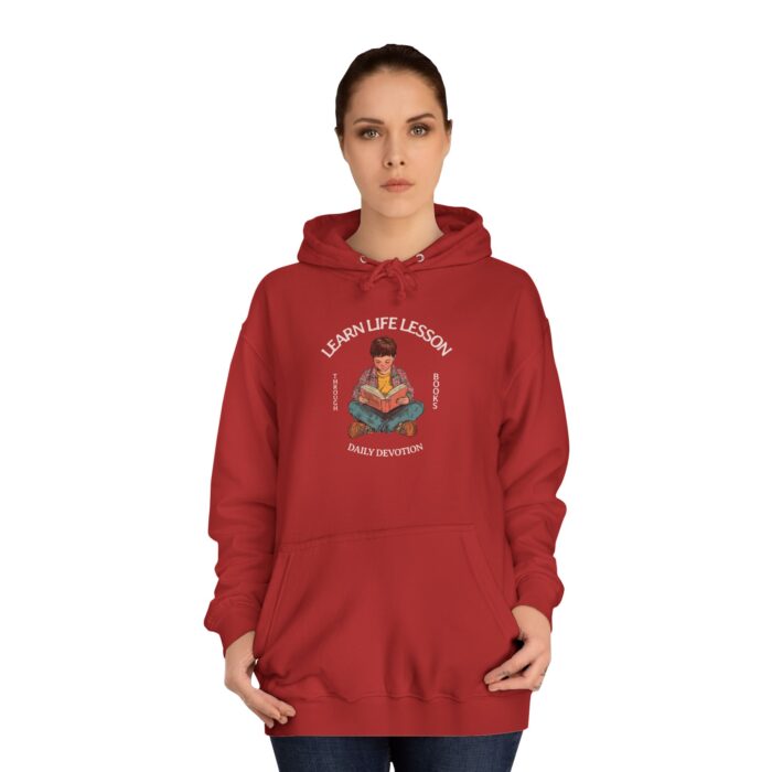 Through books Unisex College Hoodie - Image 44
