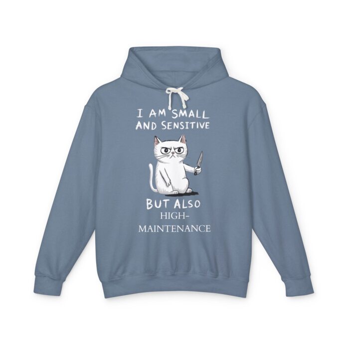 I'm high maintenance Unisex Lightweight Hooded Sweatshirt - Image 9
