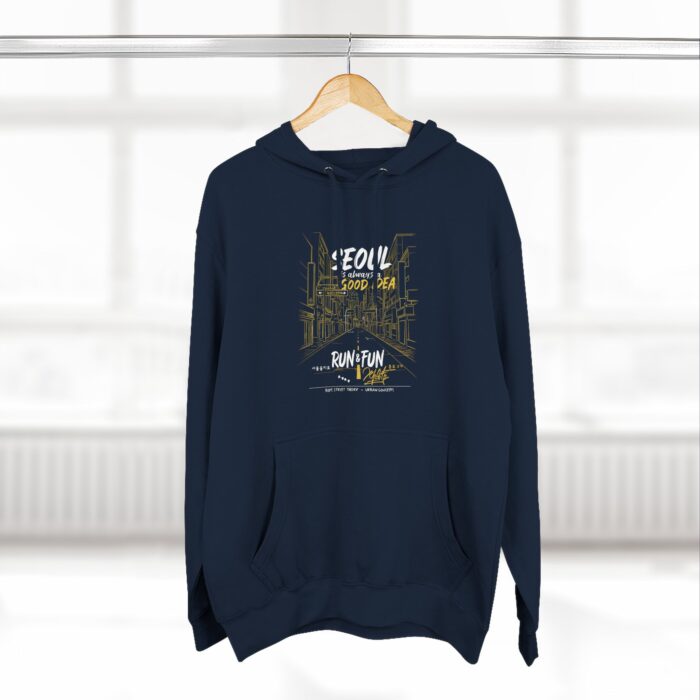 Seoul Good Idea Three-Panel Fleece Hoodie - Perfect for Urban Adventures - Image 8