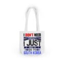 I don't need therapy Canvas Tote Bag, 5-Color Straps