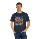 Unisex Garment-Dyed T-Shirt - Colorful 'King' Graphic Tee for Trendsetters