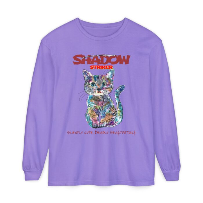 Shadow Striker Unisex Garment-dyed Long Sleeve T-Shirt - Image 53