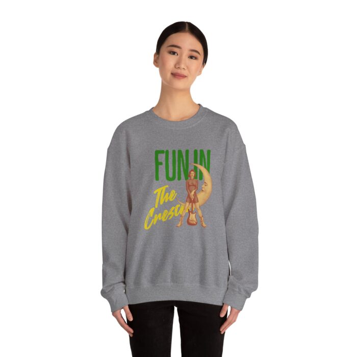 Fun in the crescent Unisex Heavy Blend™ Crewneck Sweatshirt - Image 16