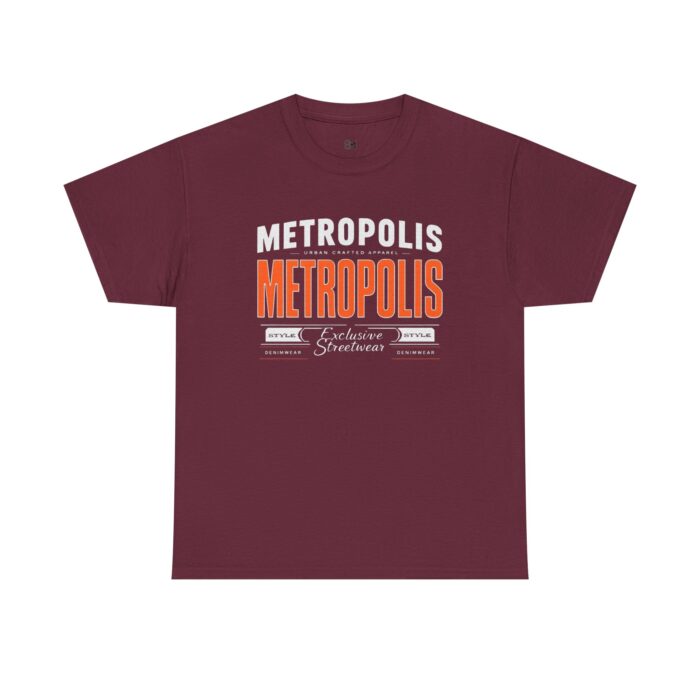 Metropolis Unisex Heavy Cotton Tee - Image 5