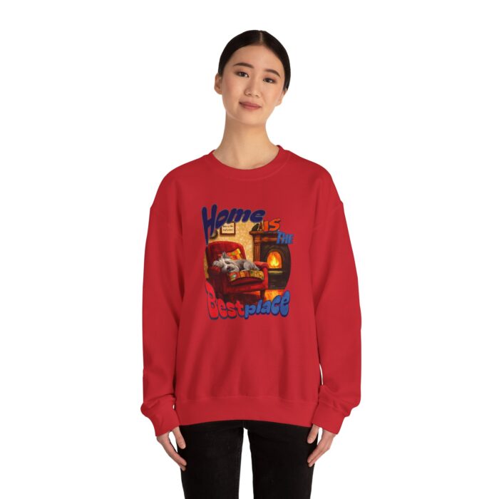 Home is the best place Unisex Heavy Blend™ Crewneck Sweatshirt - Image 40