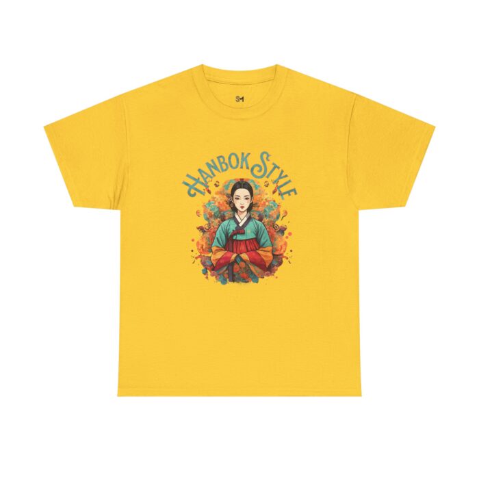 Hanbok Style Unisex Heavy Cotton Tee - Image 17