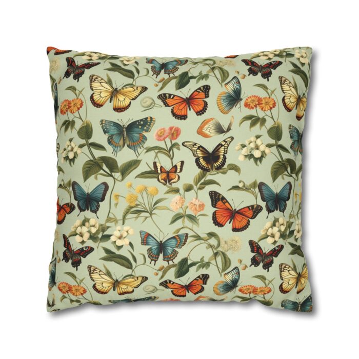 Butterfly Spun Polyester Square Pillowcase - Image 13